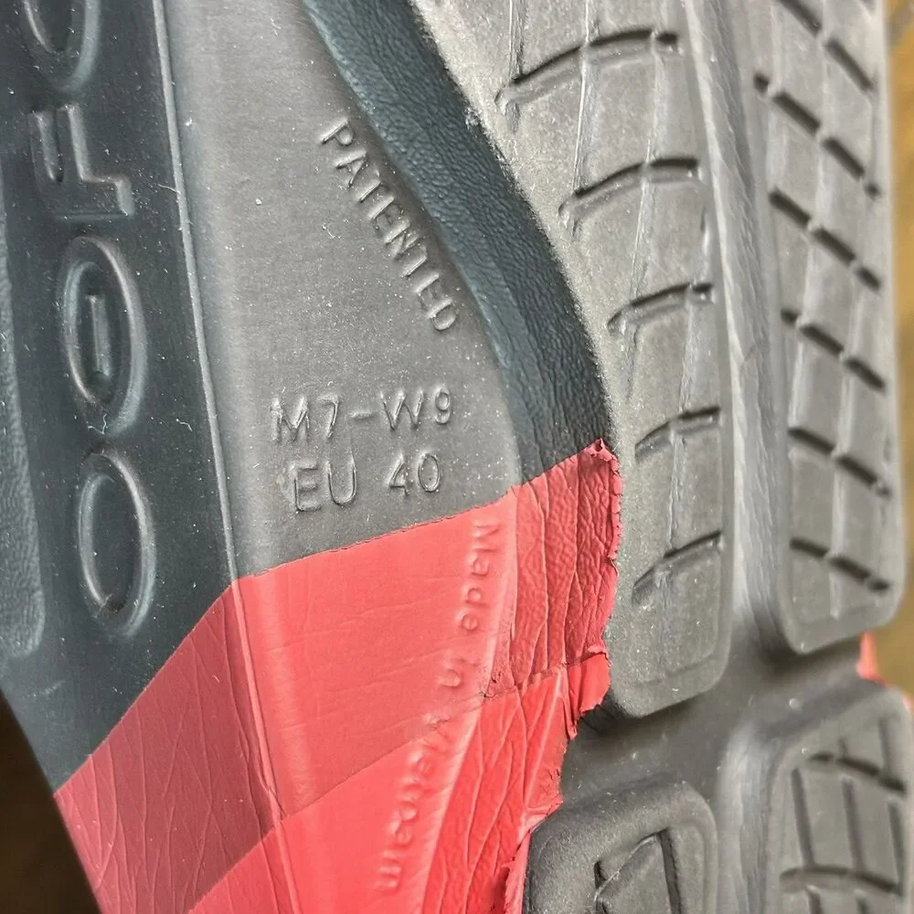 OOFOS OOahh Sport Flex Fire Rally Unisex Mens 7 Womens 9 EU 40